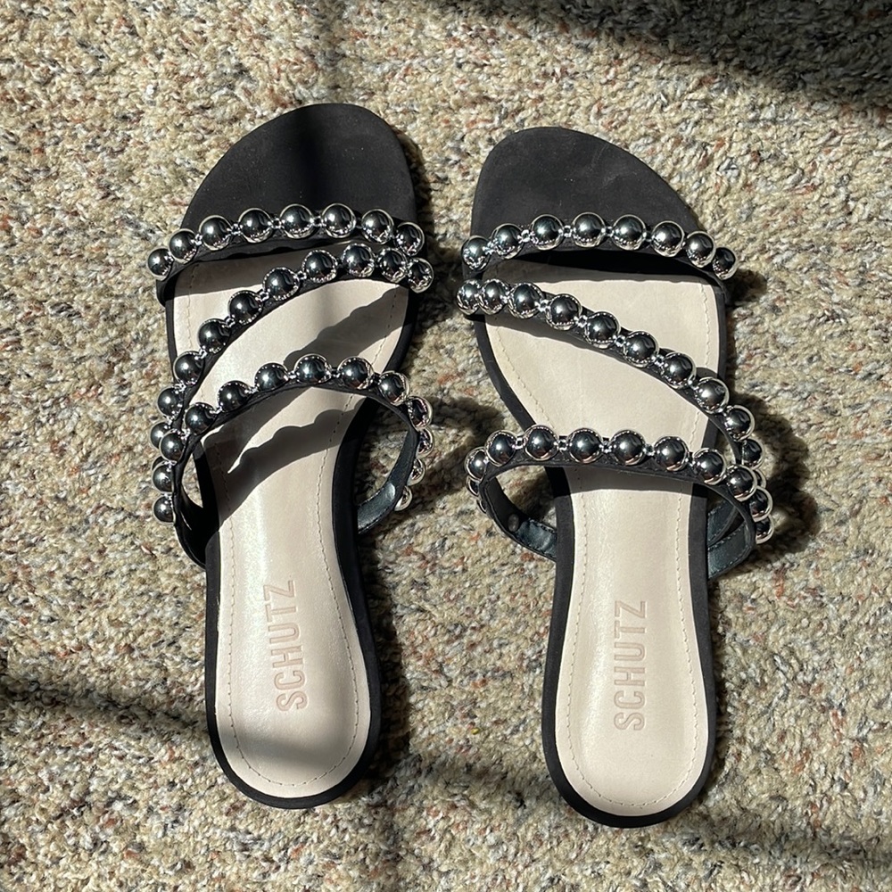 Schutz Aurelia studded sandal